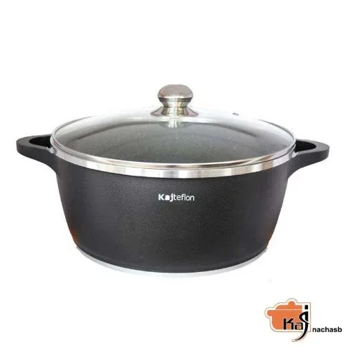 قابلمه گرانیتی کاج نچسب دایکاست سایز 28 مدل کاملیا